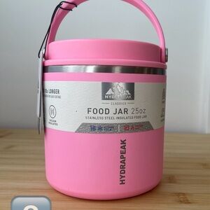 Hydrapeak Pink Food Jar 25oz
